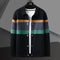 Button-Up Cardigan with Pockets for Men - Obsidian