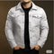 Button-Up Denim Jacket for Men
