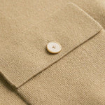 Button-Up Wool Cardigan with Polo Collar for Men - View 6