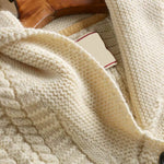 Cable Knit Button-Up Cardigan with Pockets for Men - View 3