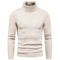 Cable Knit Turtleneck Sweater Slim Fit for Men