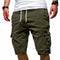 Cargo Shorts with Drawstring for Men