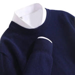 Cashmere Blend Crew Neck Sweater for Men - View 5