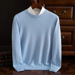 Cashmere Blend Crew Neck Sweater for Men