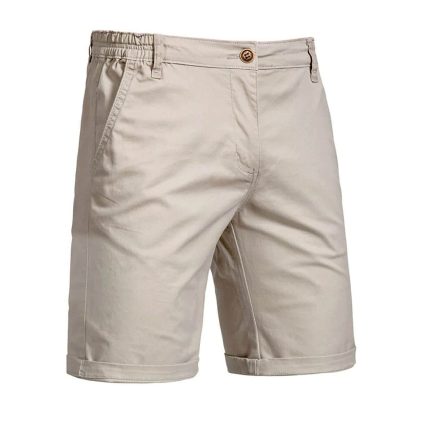 Chino Shorts with Welt Pockets for Men - View 3