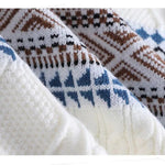Chunky Cable Knit Nordic Crew Neck Sweater for Men - View 10
