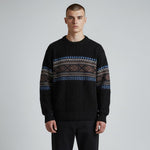 Chunky Cable Knit Nordic Crew Neck Sweater for Men - View 5