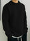 Chunky Knit Ribbed Crew Neck Sweater for Men