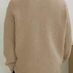 Chunky Knit Ribbed Crew Neck Sweater for Men - View 8