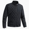 Diamond-Quilted Stand Collar Jacket for Men
