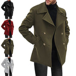 Double-Breasted Wool Overcoat for Men - View 2