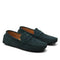 Suede Penny Loafers for Men - Marineblau