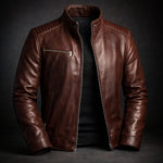 Genuine Leather Jacket for Men - View 8