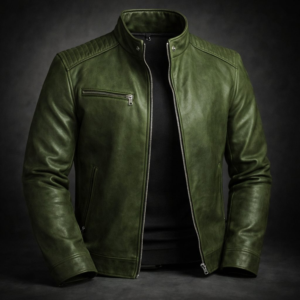 Genuine Leather Jacket for Men - View 12