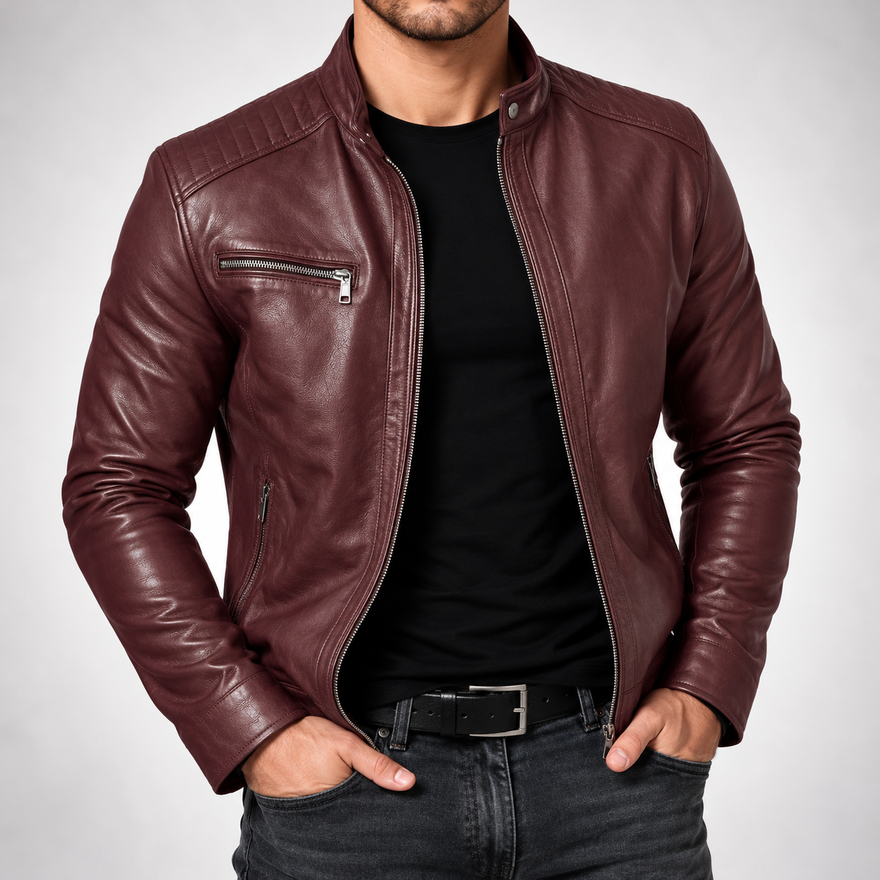 Genuine Leather Jacket for Men