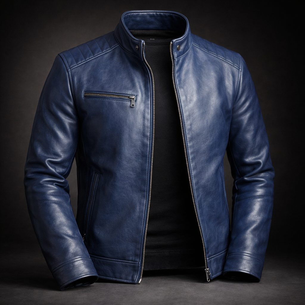 Genuine Leather Jacket for Men - View 6