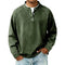 Henley Long Sleeve T-Shirt for Men - Army Green