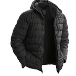 Hooded Channel-Quilted Puffer Jacket for Men
