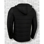 Hooded Channel-Quilted Puffer Jacket for Men - View 3