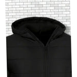 Hooded Channel-Quilted Puffer Jacket for Men - View 4