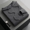 Hooded Knit Sweater with Drawstring and Long Sleeves for Men - Dark Gray