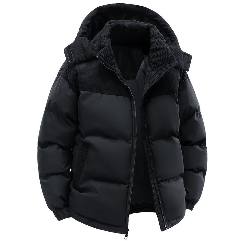 Hooded Padded Winter Puffer Jacket for Men