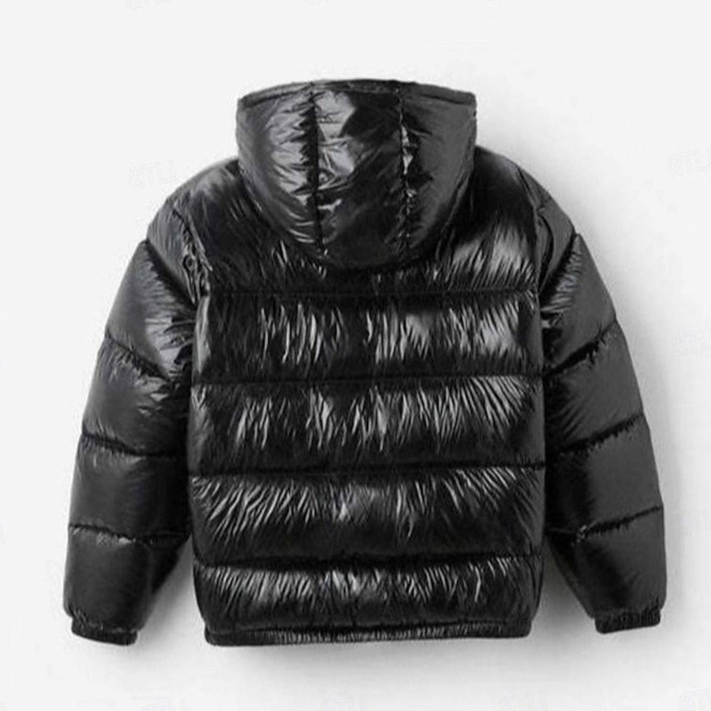 Hooded Quilted Puffer Jacket for Men - View 5