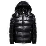 Hooded Quilted Puffer Jacket Winter for Men