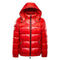 Hooded Quilted Puffer Jacket Winter for Men - Red