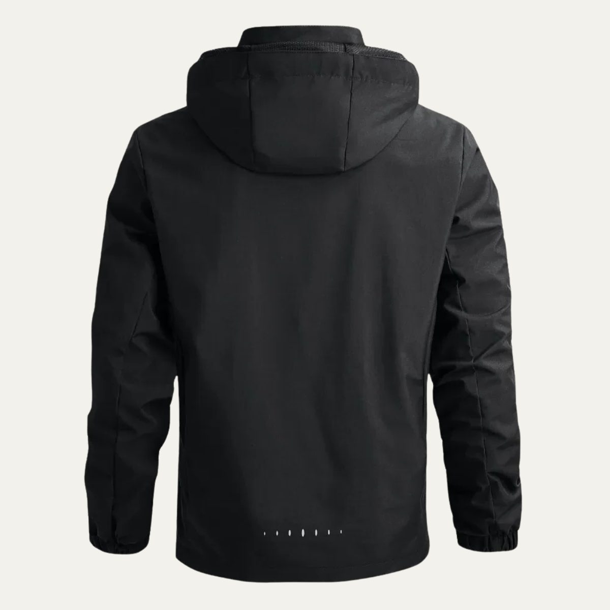 Hooded Rain Jacket with Zip-Up Front for Men - View 2