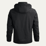 Hooded Rain Jacket with Zip-Up Front for Men - View 2