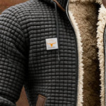 Hooded Sherpa-Lined Winter Fleece Jacket for Men - View 7