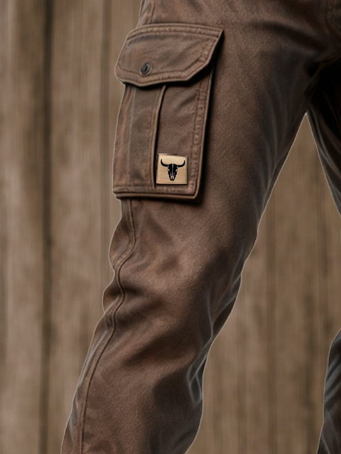 Insulated Winter Cargo Pants for Men - View 5