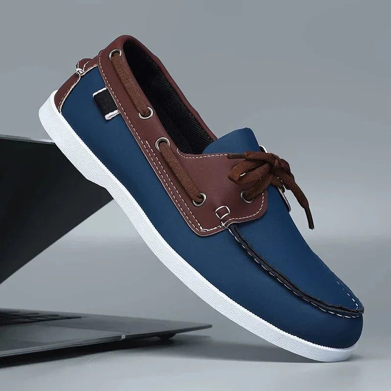 Lace-Through Boat Shoe Loafers for Men - View 11