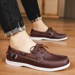 Lace-Through Boat Shoe Loafers for Men - View 12