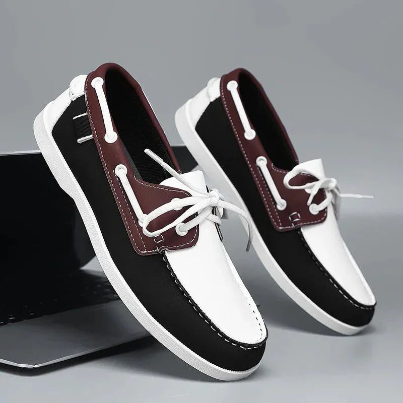 Lace-Through Boat Shoe Loafers for Men - Grayson