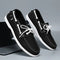 Lace-Through Boat Shoe Loafers for Men - Charcoal