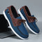 Lace-Through Boat Shoe Loafers for Men - Marine