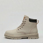 Lace-Up Chunky Sole Ankle Boots for Men