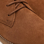 Lace-Up Derby Shoes with Suede Upper for Men - View 6