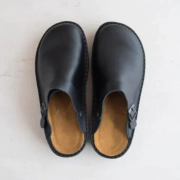 Leather Buckle Clogs for Men - View 4