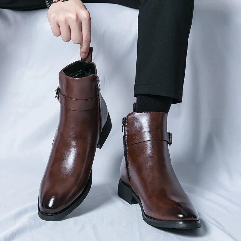 Leather Chelsea Boots for Men