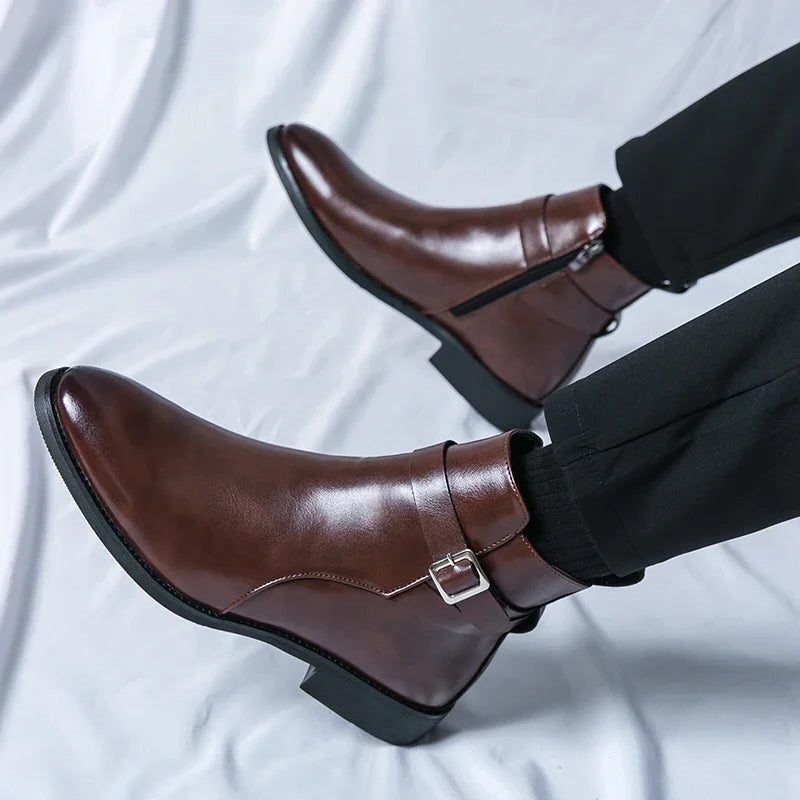 Leather Chelsea Boots for Men - View 10