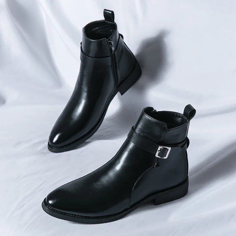 Leather Chelsea Boots for Men - View 18