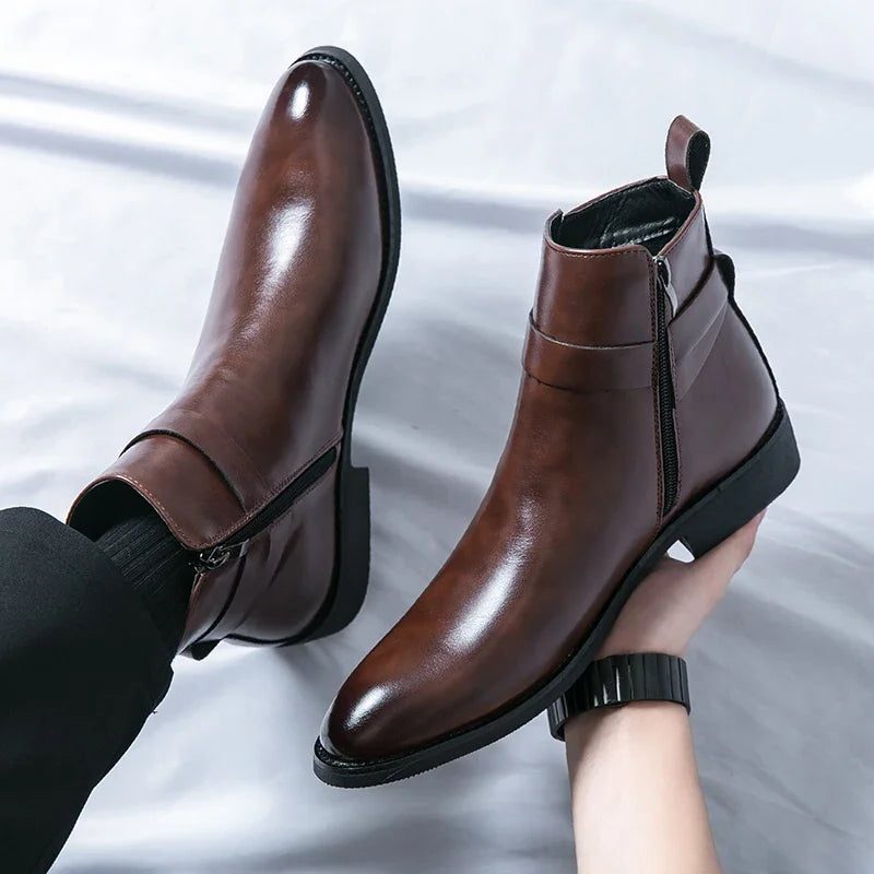 Leather Chelsea Boots for Men - View 5