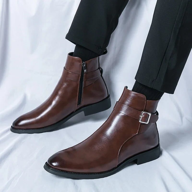 Leather Chelsea Boots for Men - View 7