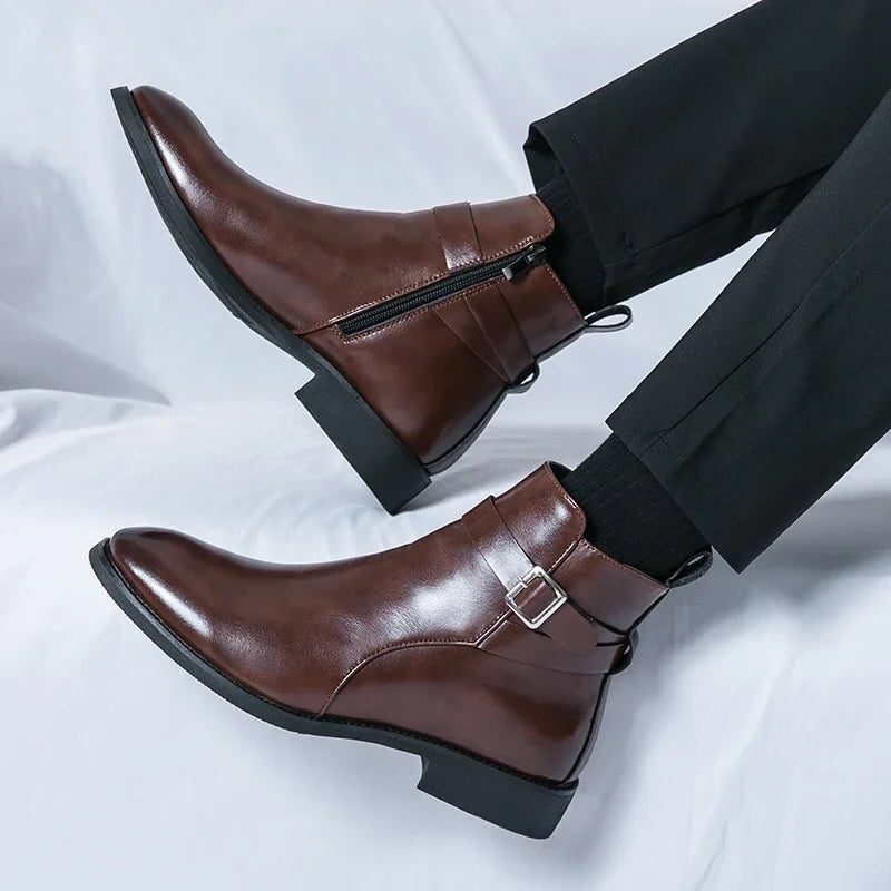 Leather Chelsea Boots for Men - View 8
