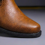 Leather Harness Ankle Boots for Men - View 3
