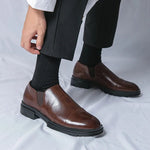 Leather Slip-On Loafers for Men - View 11