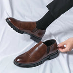 Leather Slip-On Loafers for Men - View 12